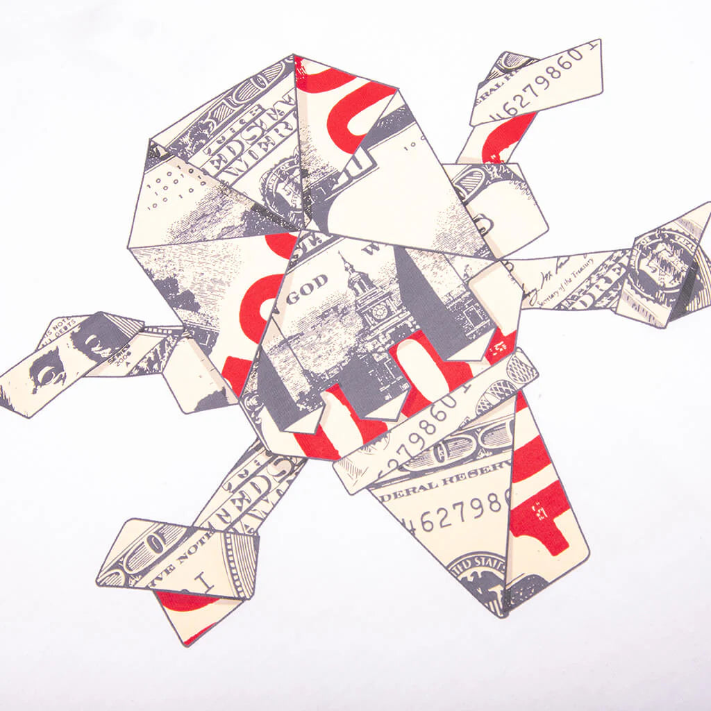 Origami S S Tee White