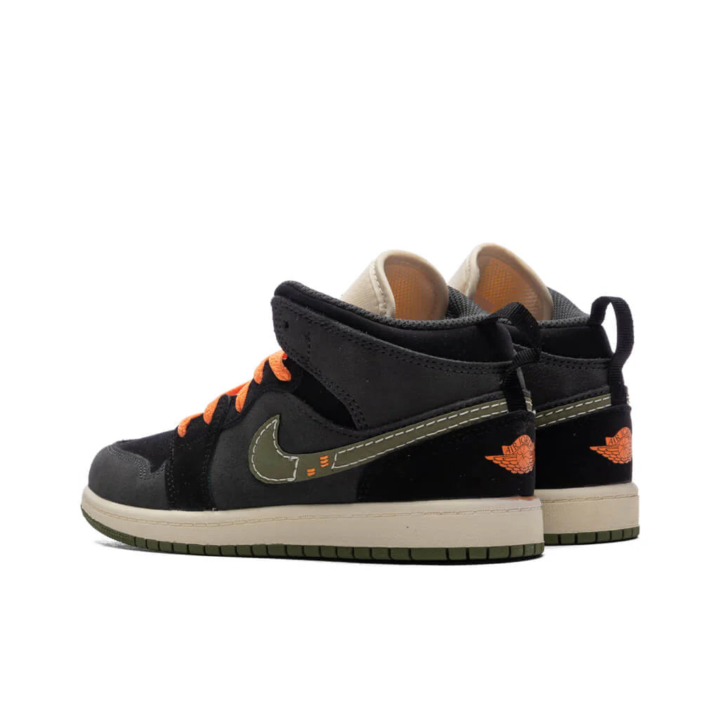 Jordan 1 Mid SE Craft PS Anthracite Sky J Light Olive Black