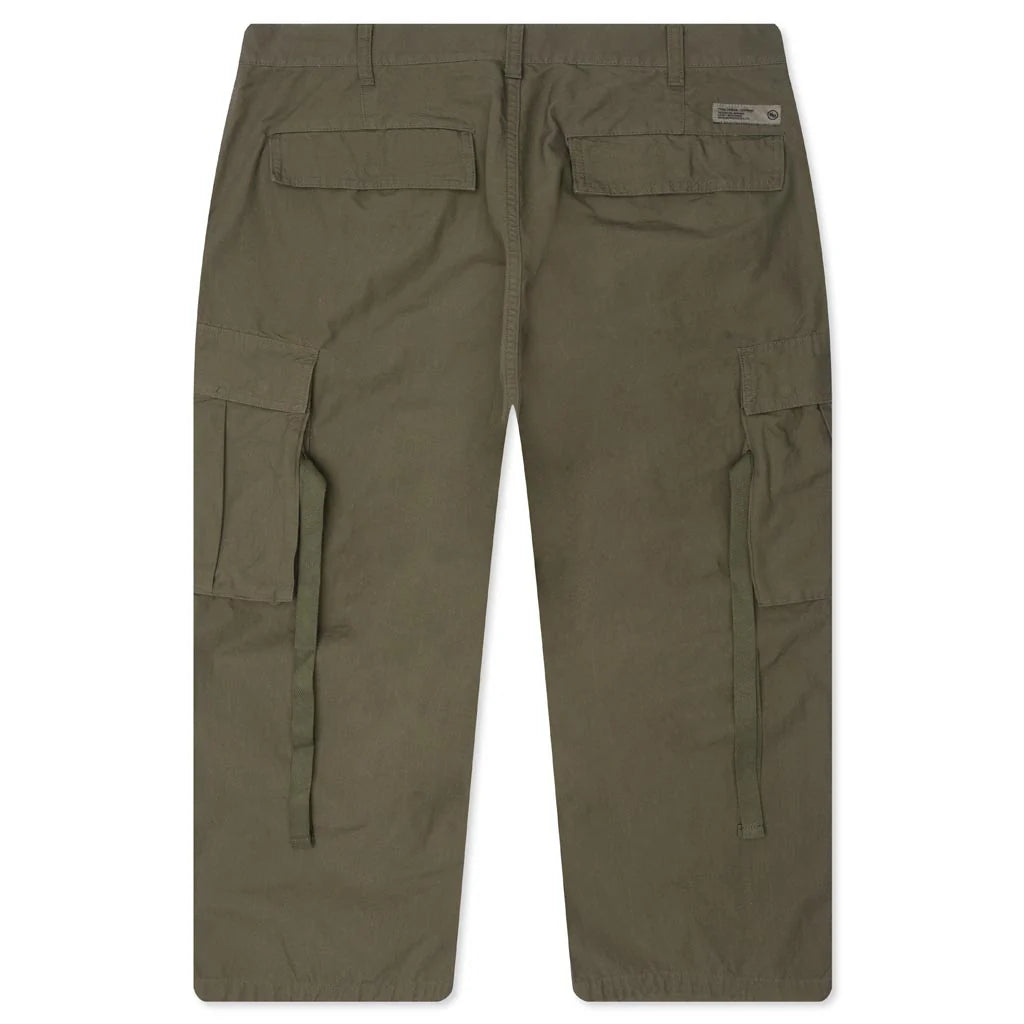 Wide Cargo Pants Olive Drab