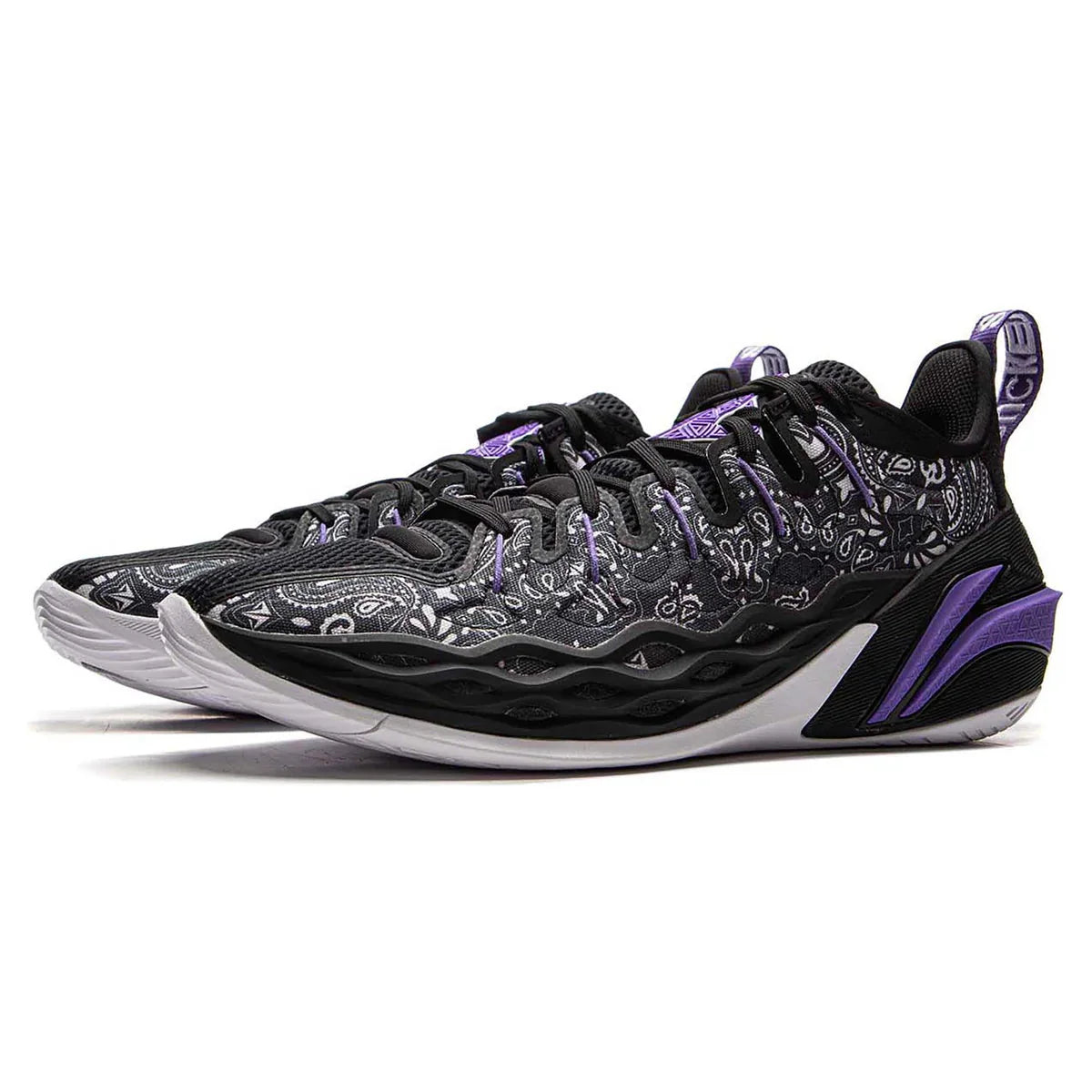 Tênis Li Ning Jimmy Buckets Black Purple