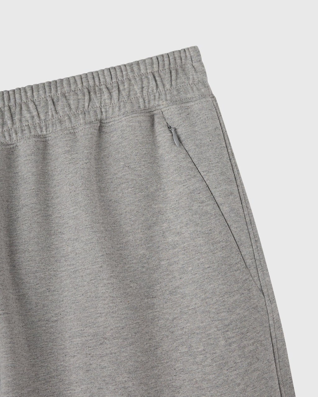 Double Knit Script Sweatpant Heather Grey