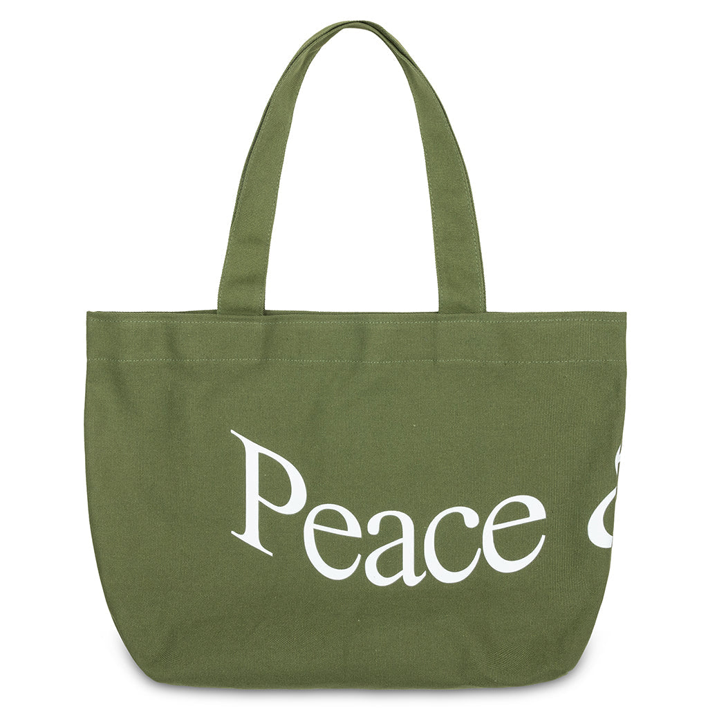 Wordmark Tote Bag Olive