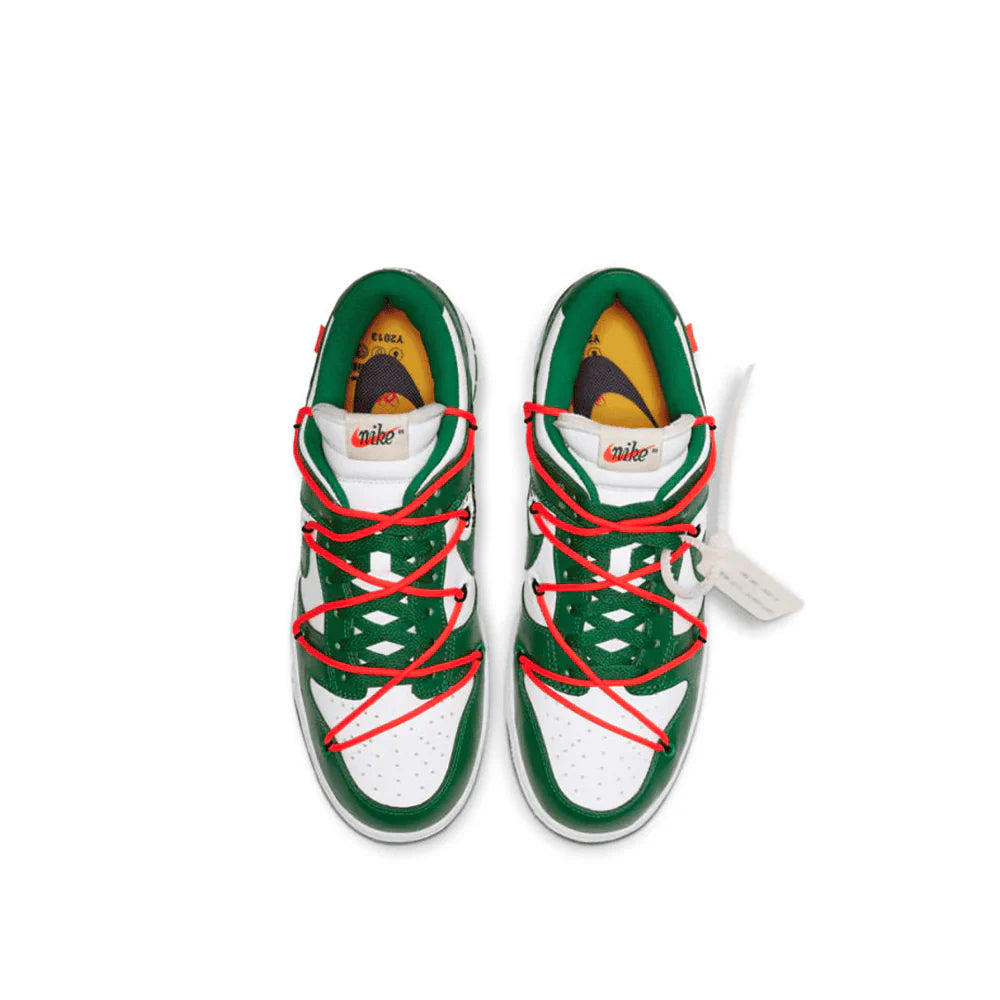 Nike Dunk Low x Off White Pine Green Sneakers