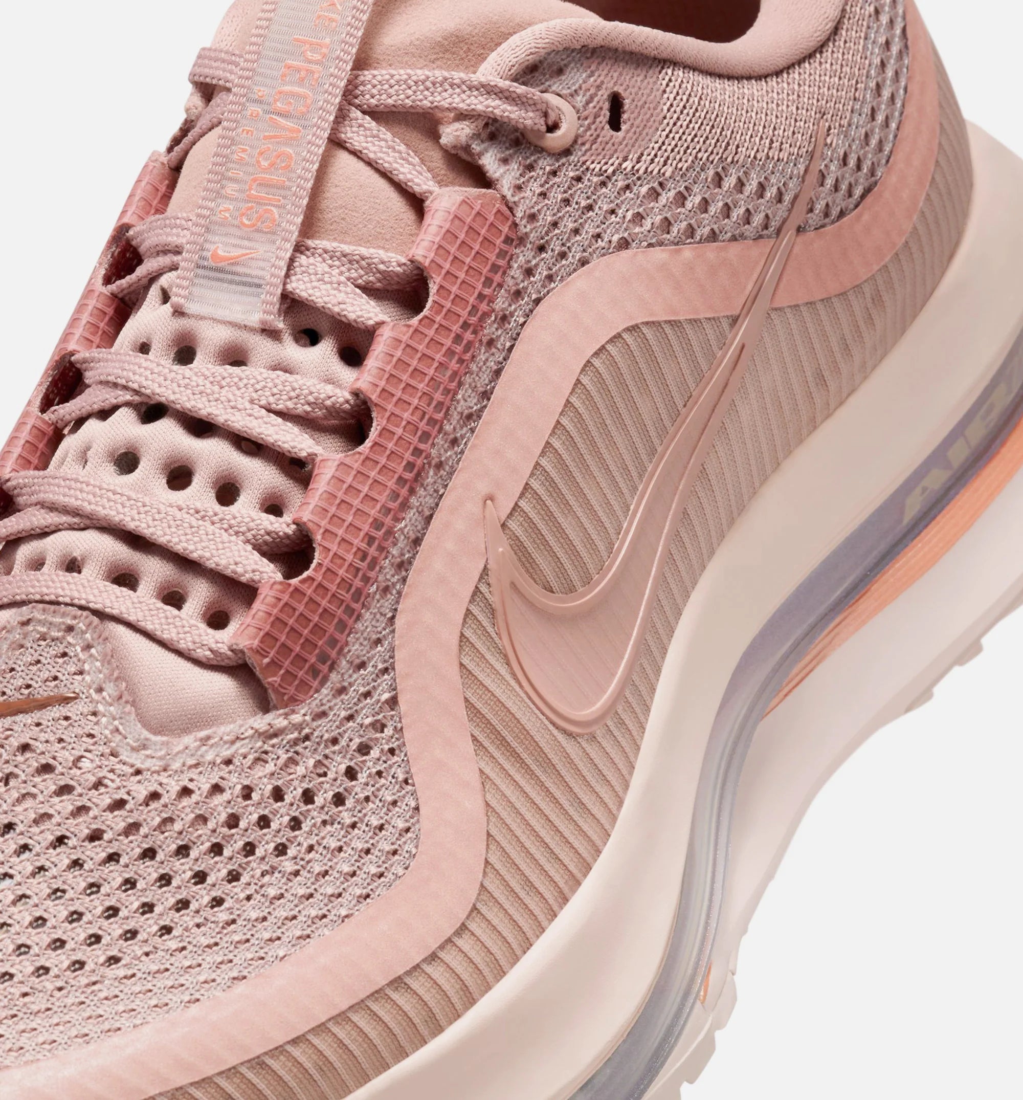 Pegasus Premium Womens Lifestyle Shoe Particle Pink Silt Red Metallic Silver Metallic Rose Gold