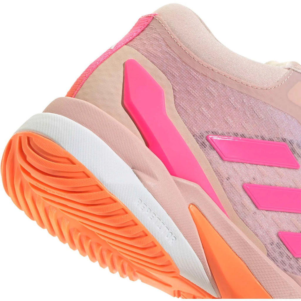 Tênis Adidas Crazyflight Mid 6 Laranja Rosa Bege