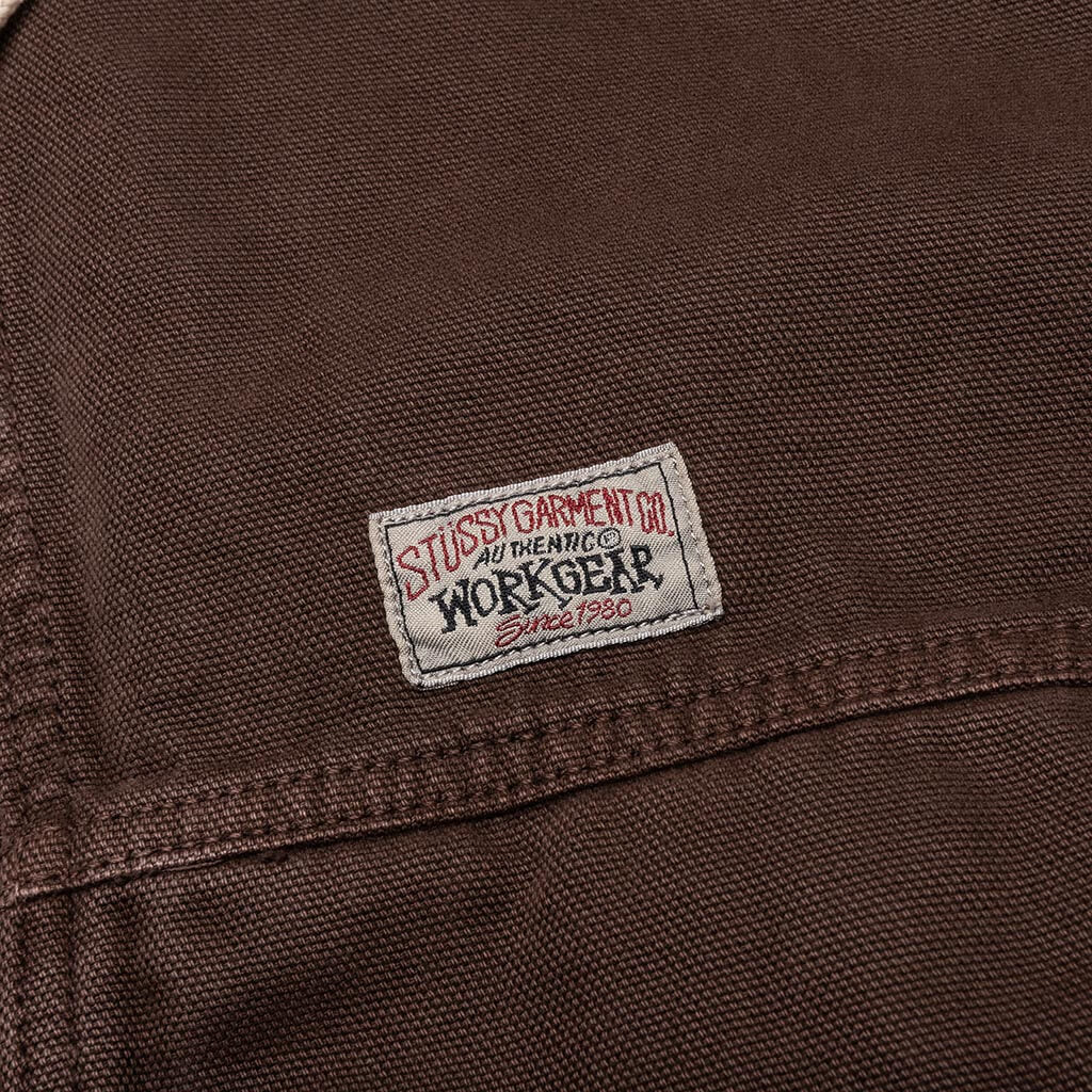 Work jacket Unlined Canvas Brown