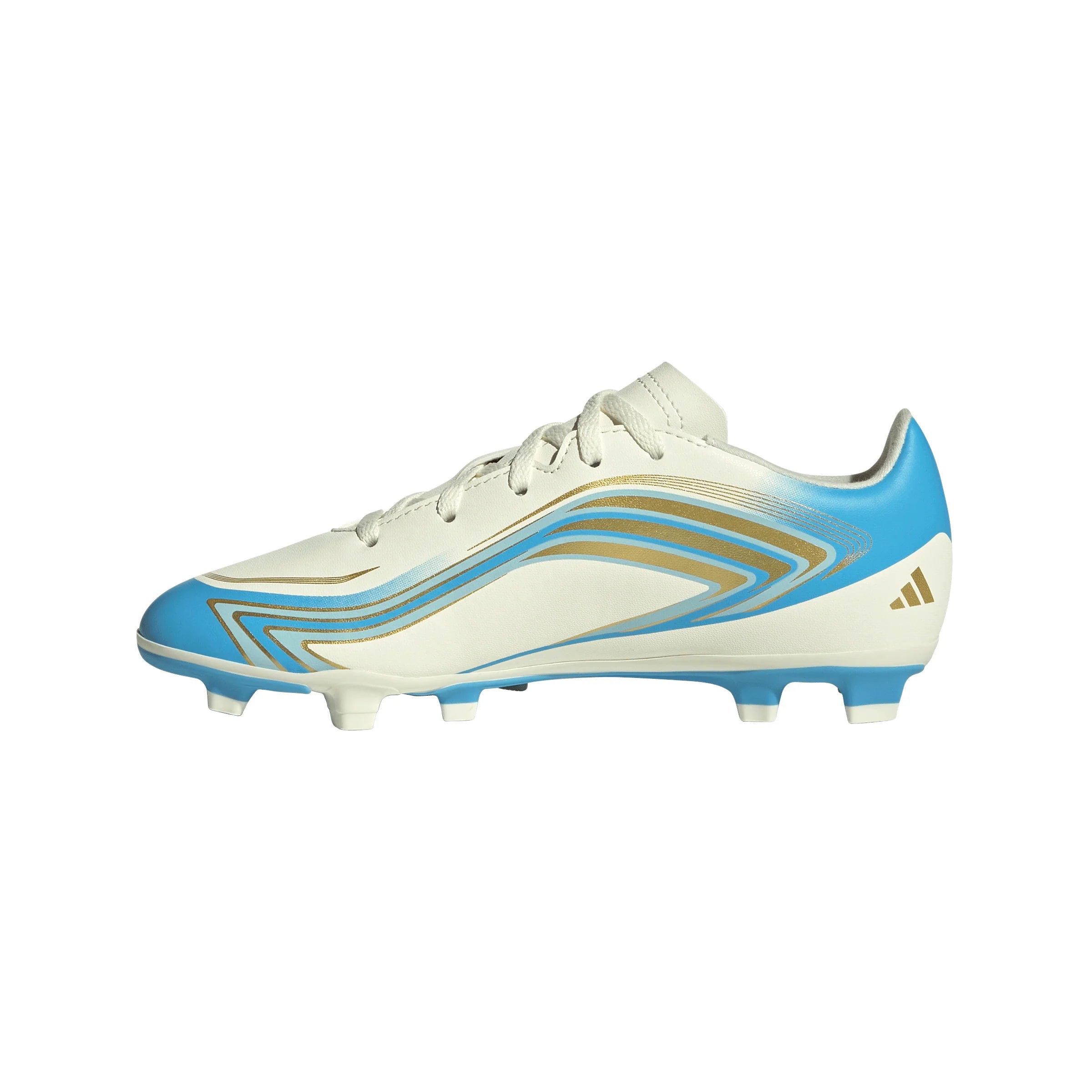 adidas F50 Messi Club FG MG Firm Ground Multi Ground Youth Soccer Cleats Blue