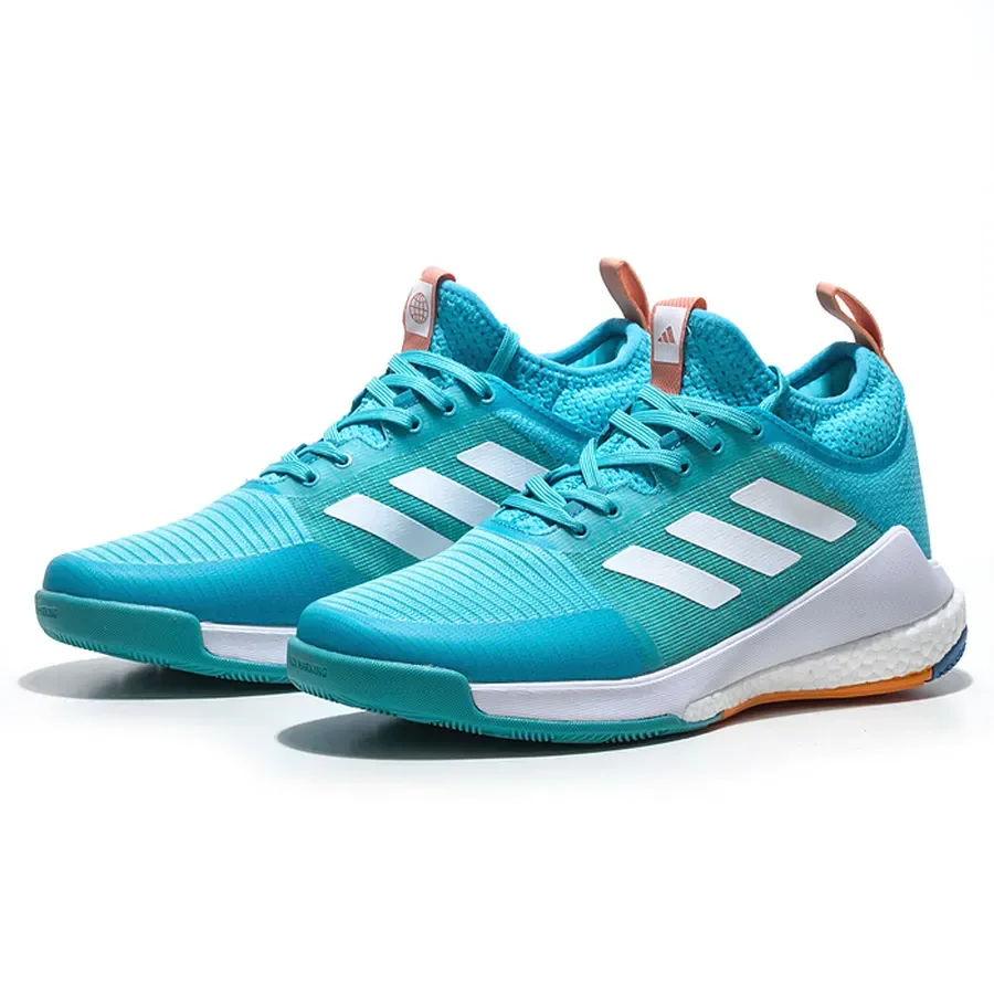 Tênis Adidas Crazyflight Mid Azul Laranja