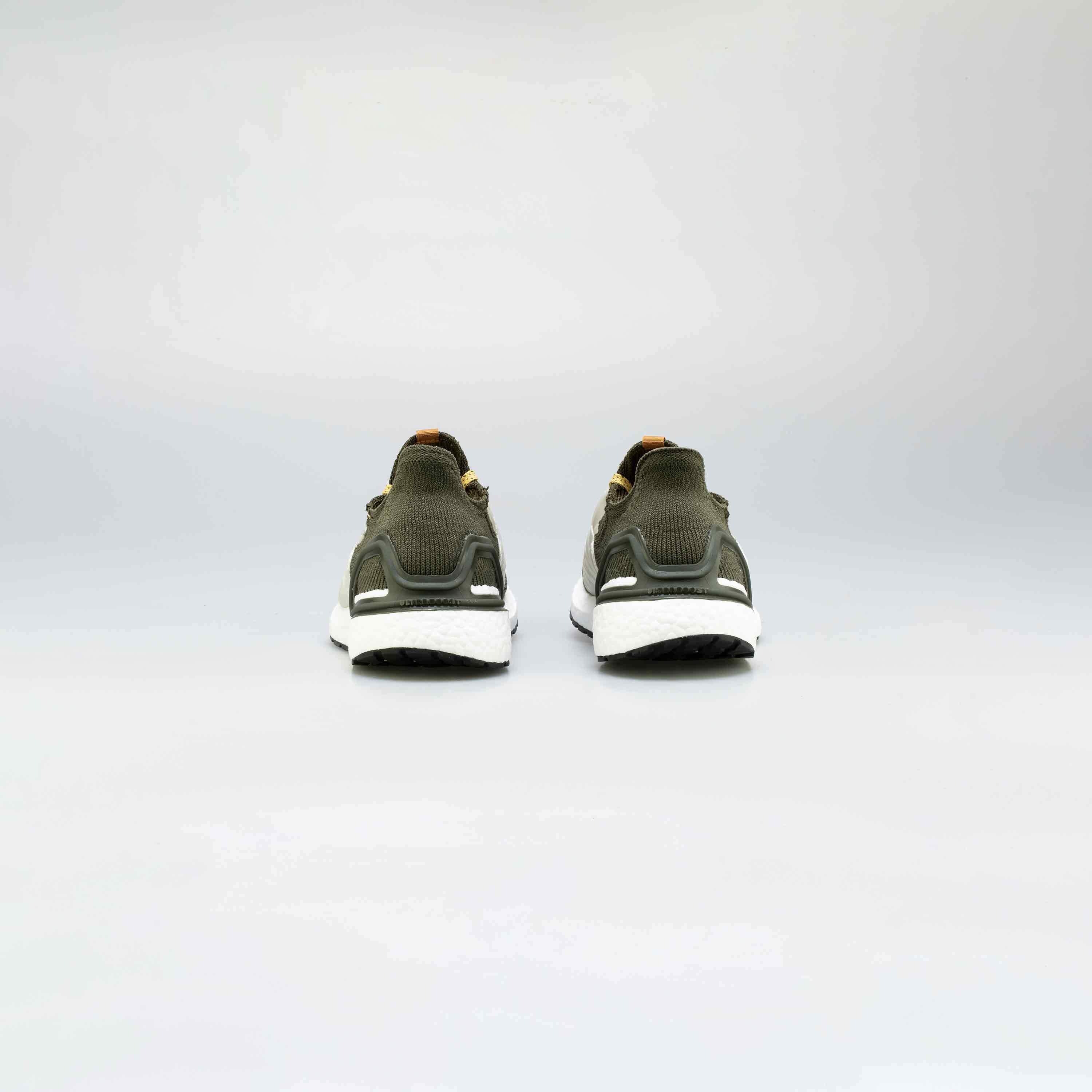 Wood Wood X adidas Ultraboost 2019 Mens Running Shoe Green White