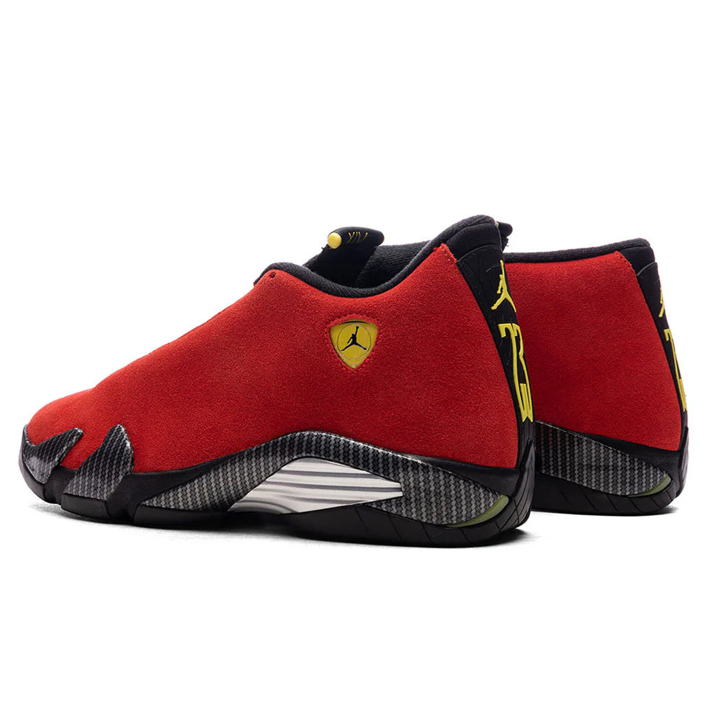 Air Jordan 14 Retro Ferrari Challenge Red Vibrant Yellow Black