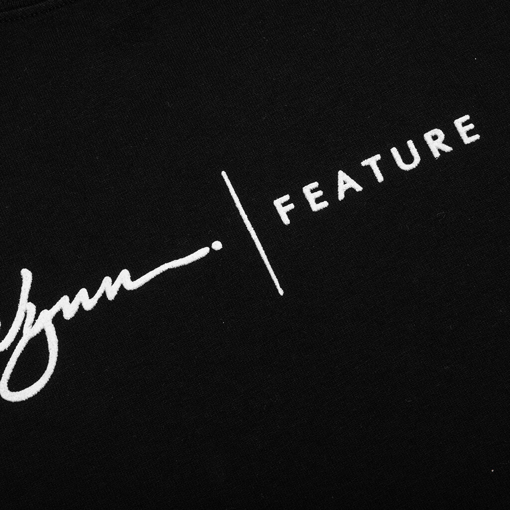 Feature x Wynn Logo Lock Up Tee Black