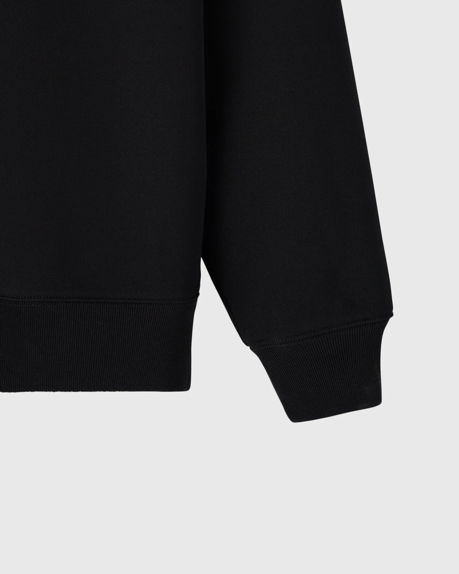 Signature Quarter Zip Mockneck Black