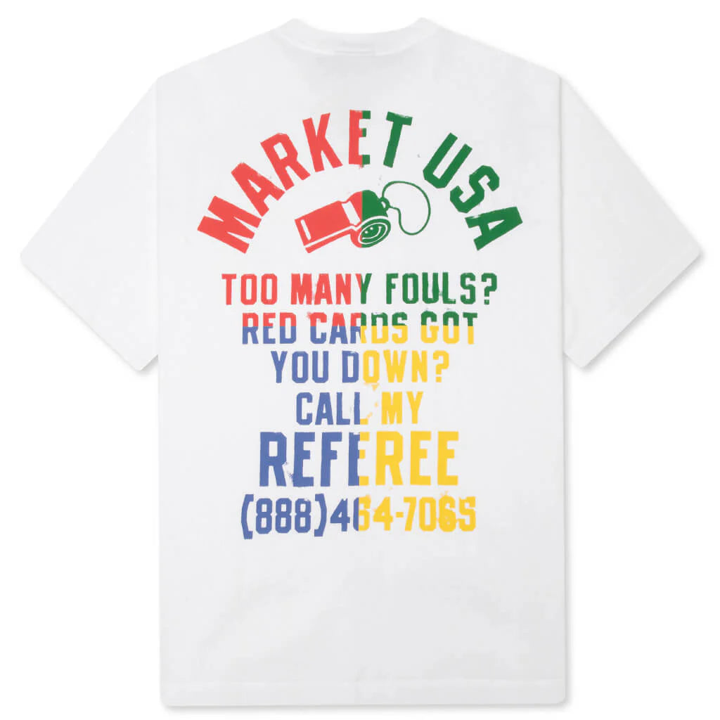 Smiley Foul Play T Shirt White