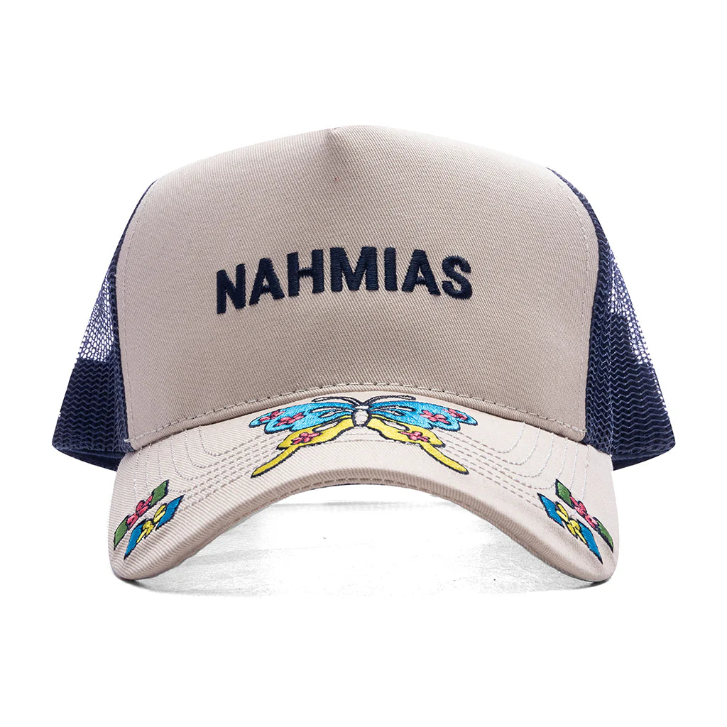 Nahmias 70s Trucker Hat Navy Canvas