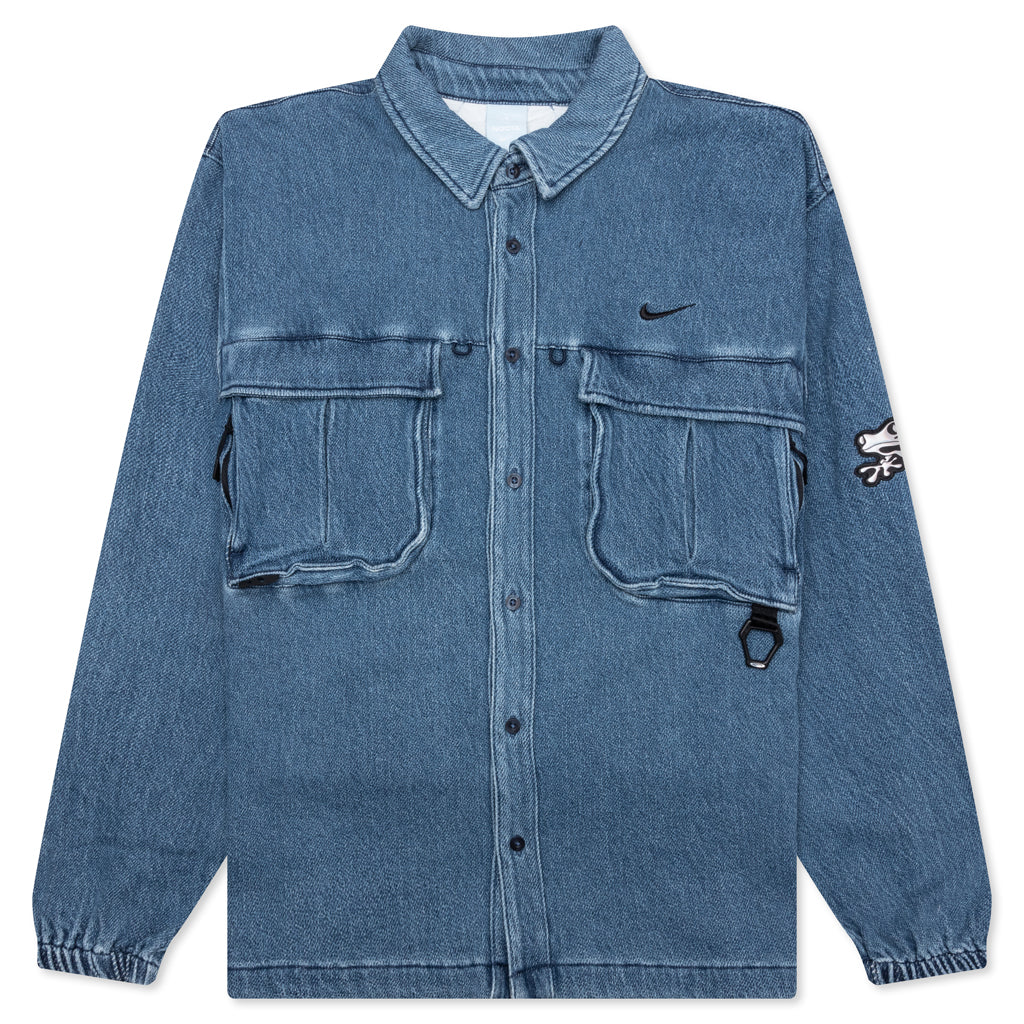 Nike x Nocta NRG Opal Denim Button Down French Blue