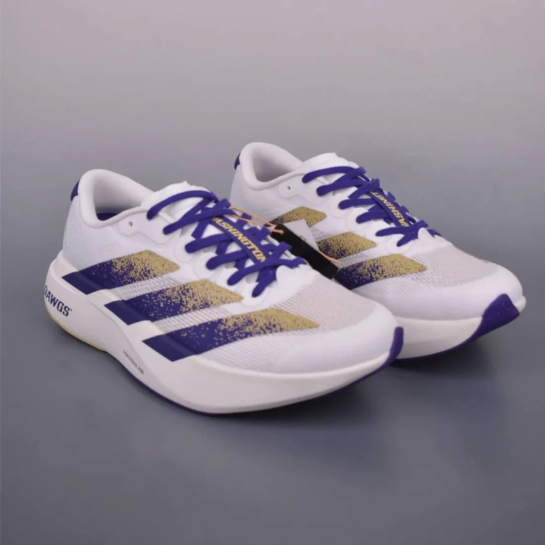 Tênis Adidas Adizero Evo SL Roxo Branco Dourado