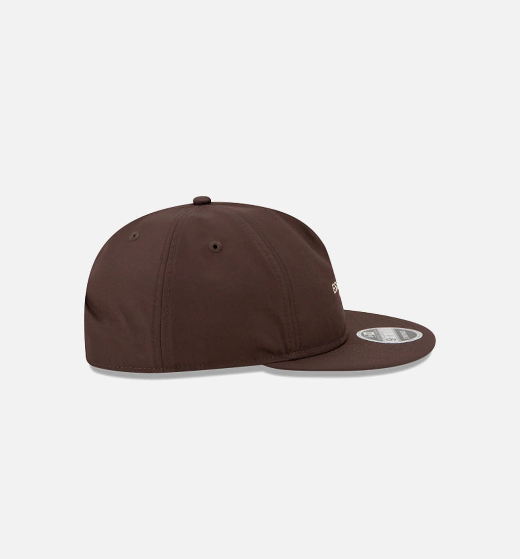 Walnut Fear Of God Essentials Retro Crown 9Fifty Strapback Mens Hat Brown
