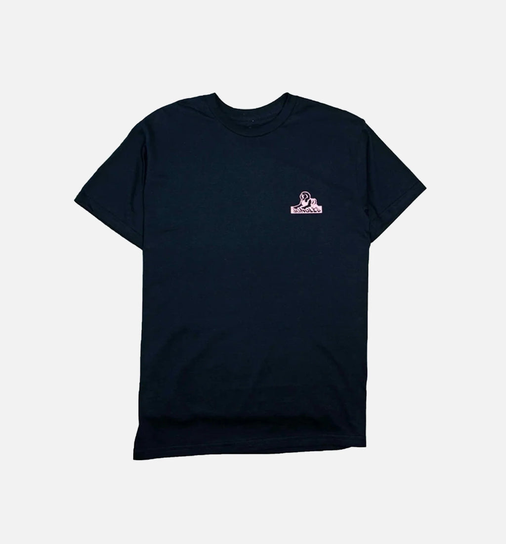 Classic Sphinx Mens Logo T Shirt Dusty Blue White
