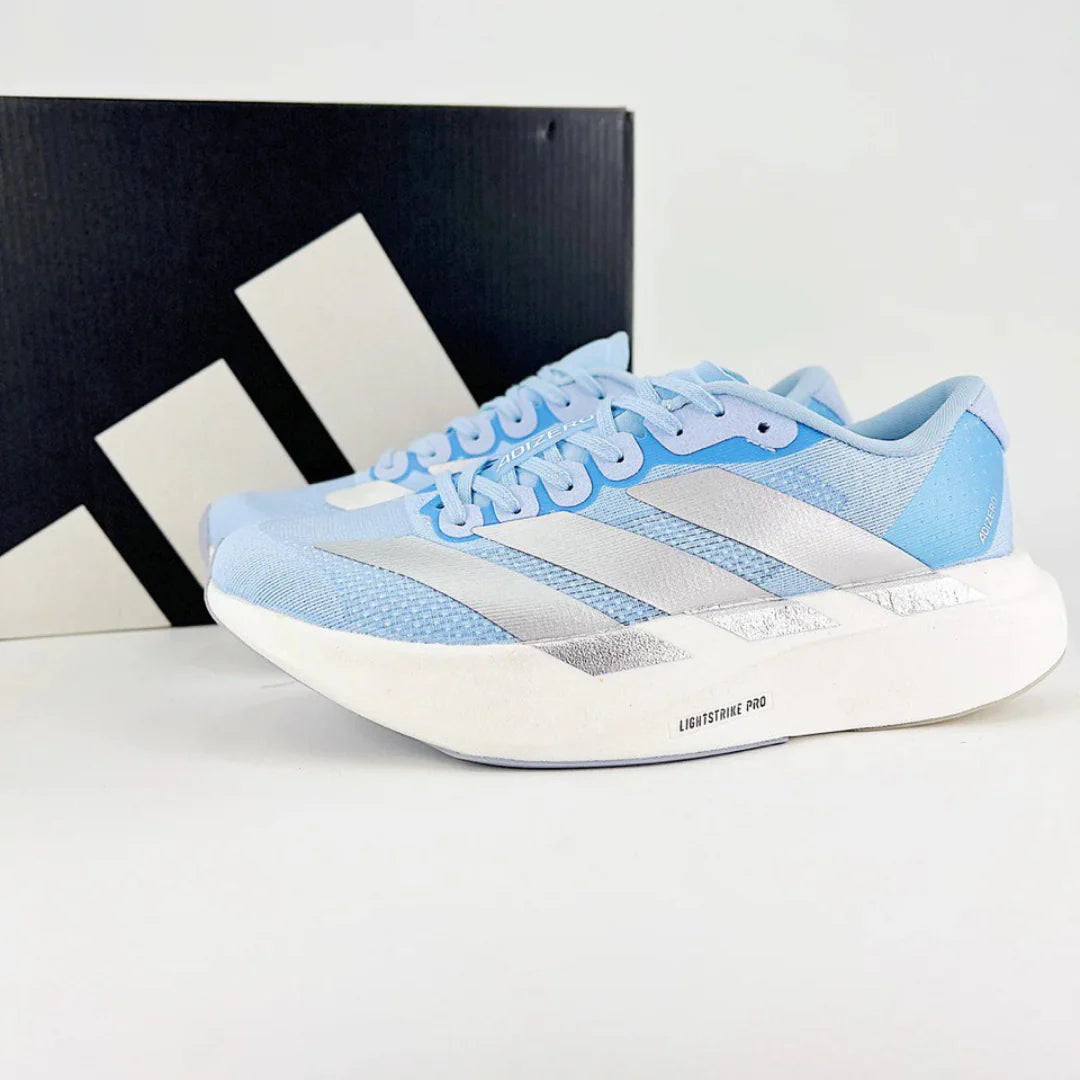 Tênis Adidas Adizero Evo SL Azul Claro Prata