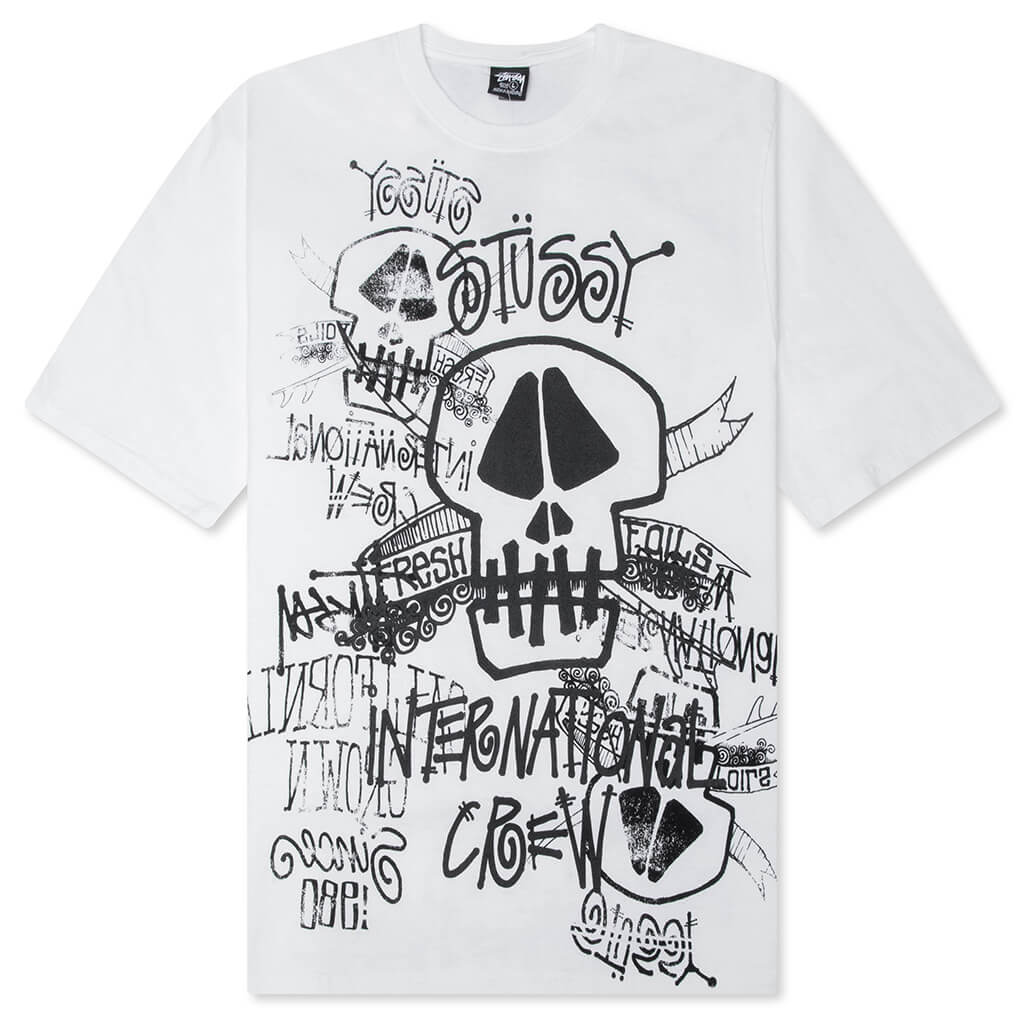 Skulls Pigment Dyed Tee Natural