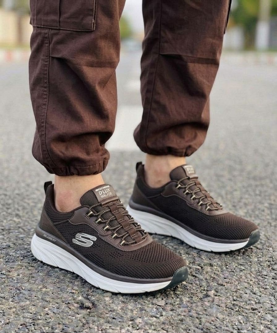 SKECHERS SLIP INN DLUX WALKER 20 BROWN