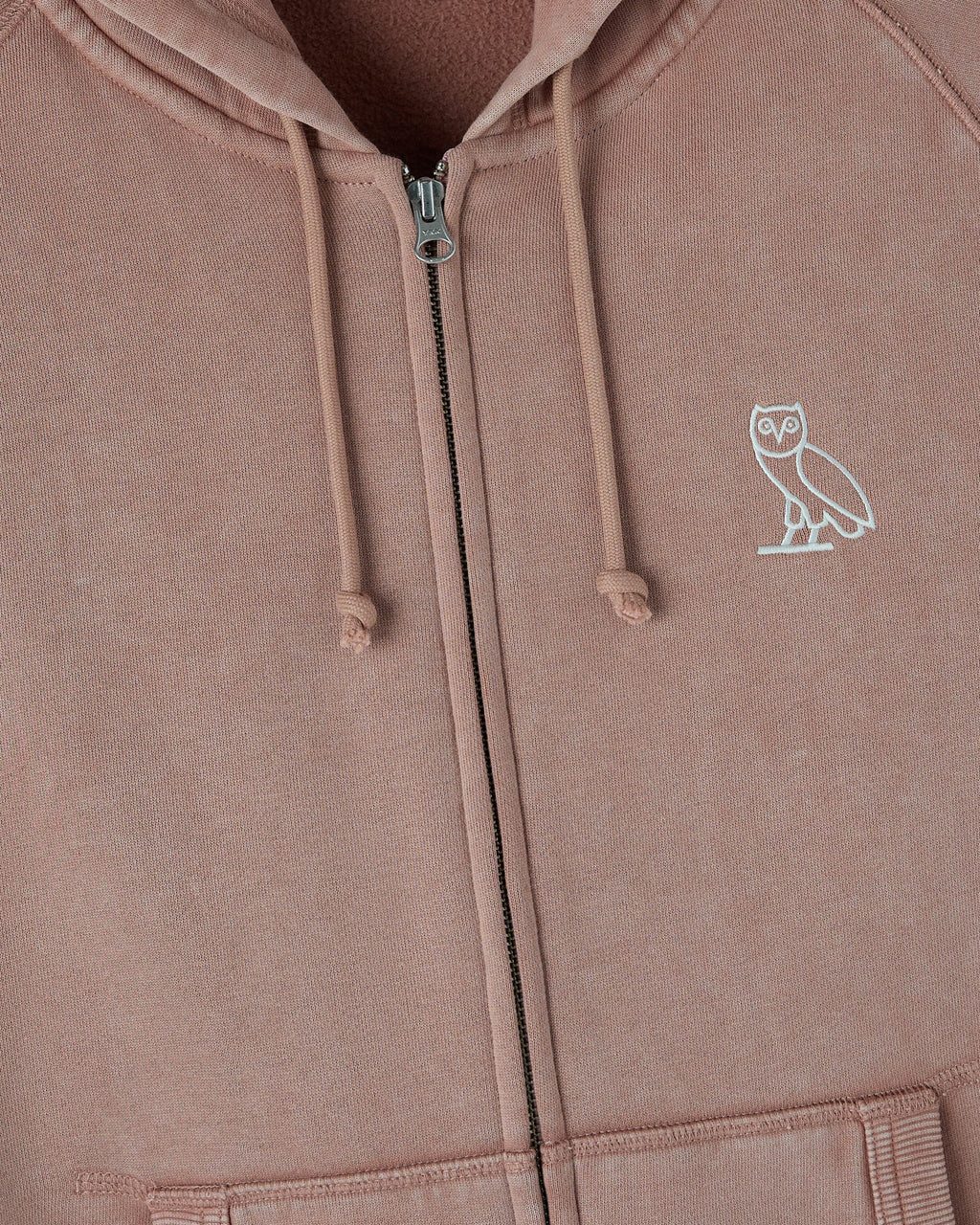 Muskoka Raglan Full Zip Hoodie Clay Pink