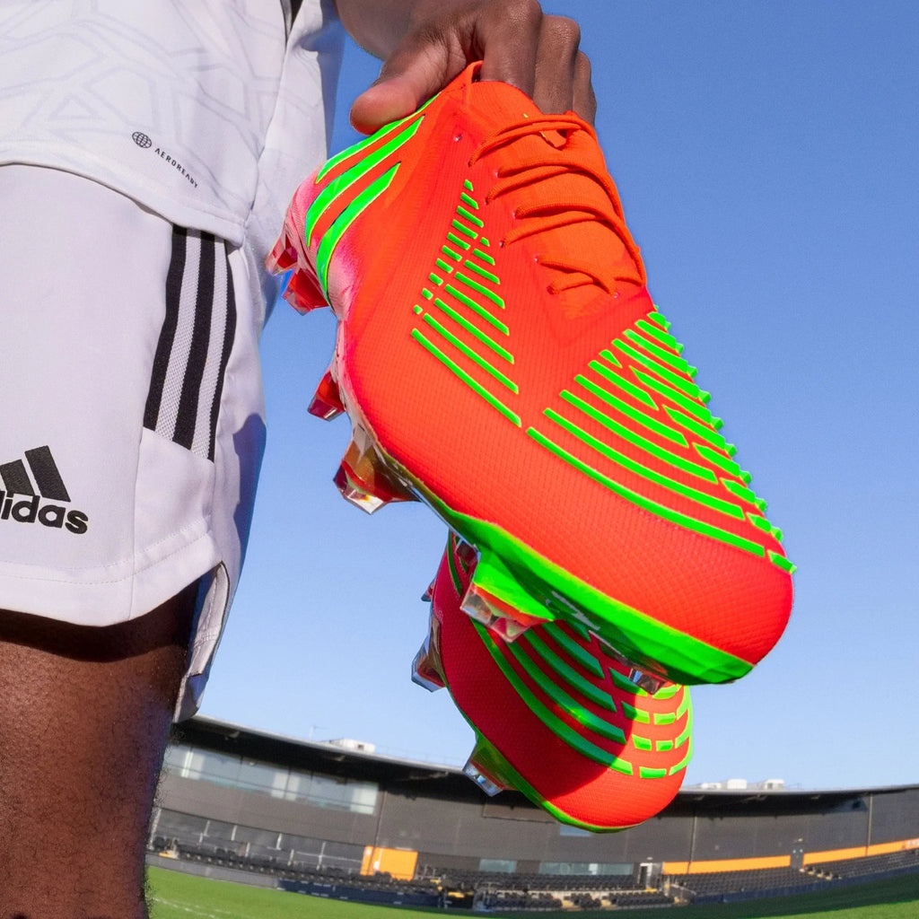 adidas Predator Edge1 FG Firm Ground Boots Solar Red Solar Green Black