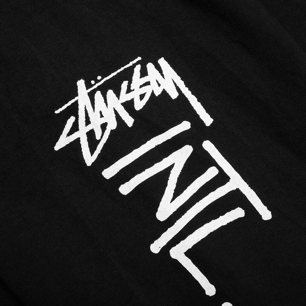 International Crew Pigment Dyed L S Tee Black