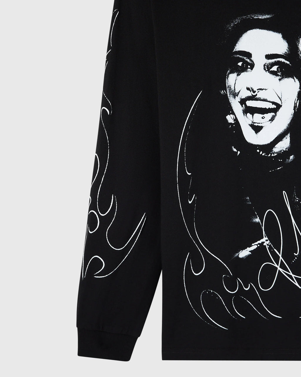 WWE Rhea Ripley Long Sleeve Tee Black