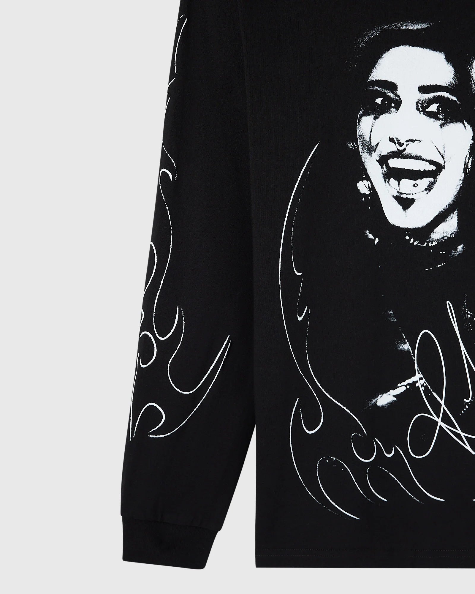 WWE Rhea Ripley Long Sleeve Tee Black