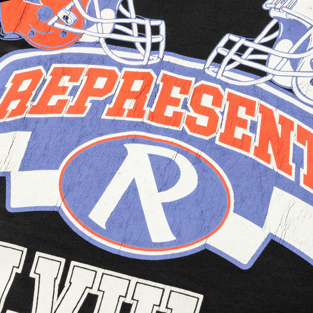 Feature x Represent Champions T Shirt Stained Black