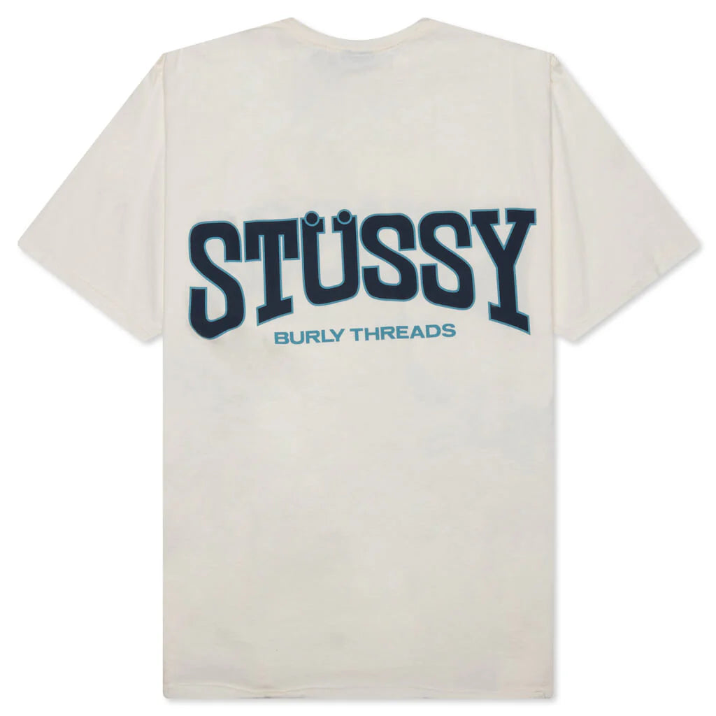 Burly Threads Pig Dyed Tee Natural