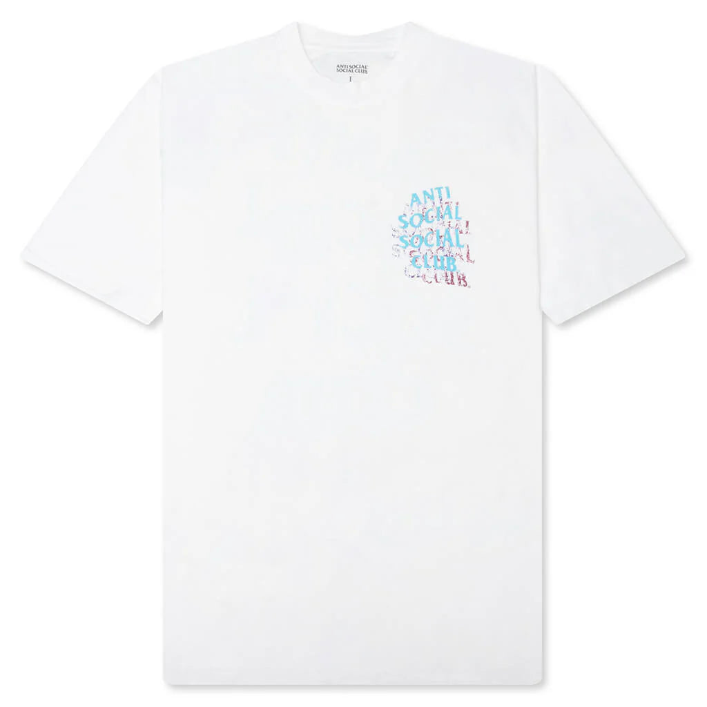 Distressed Tee White