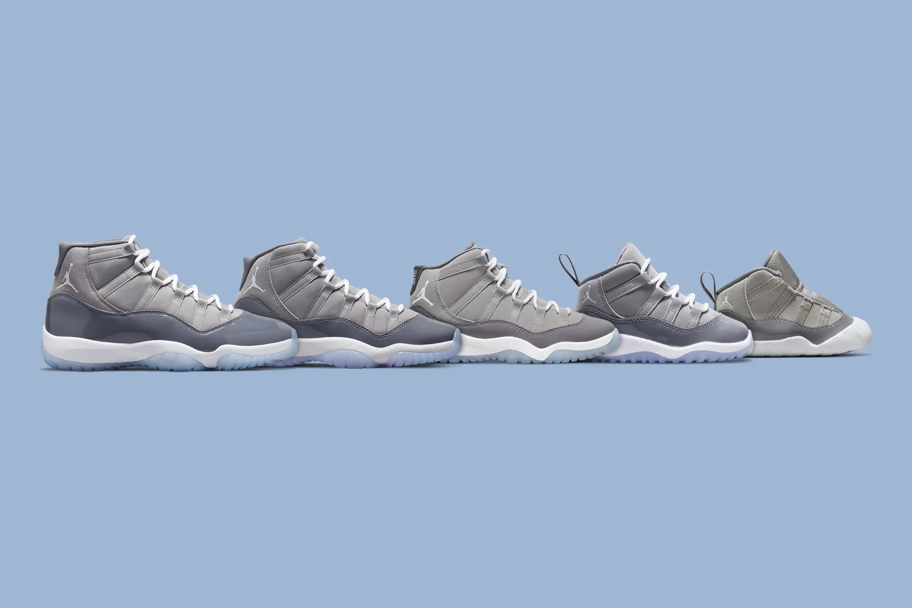 Air Jordan 11 Retro GS Cool Grey Medium Grey White