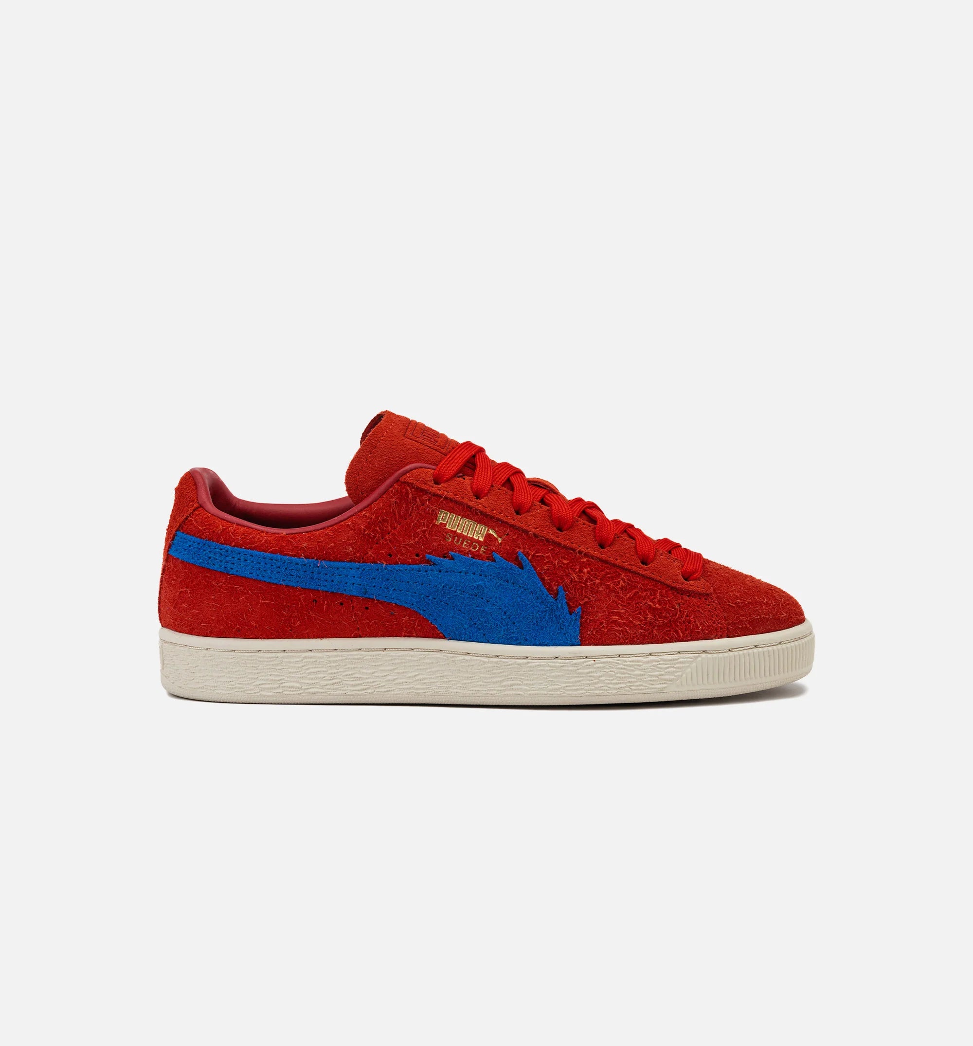 One Piece Suede Buggy Mens Lifestyle Shoe Red Blue