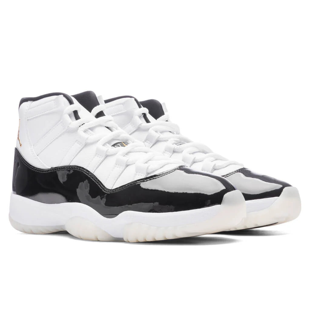 Air Jordan 11 Retro Gratitude Defining Moments White Metallic Gold Black