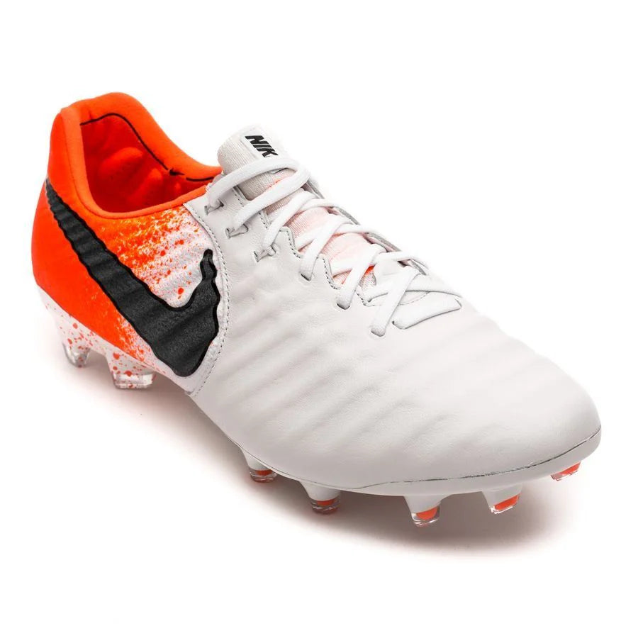Nike Legend 7 Elite FG Firm Ground Soccer Cleats White Black Crimson