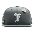 Feature x New Era Old English Las Vegas Snapback Dark Graphite Green