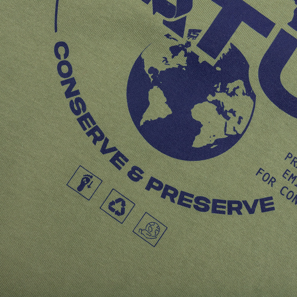 Sustained Earth Tee Oil Green