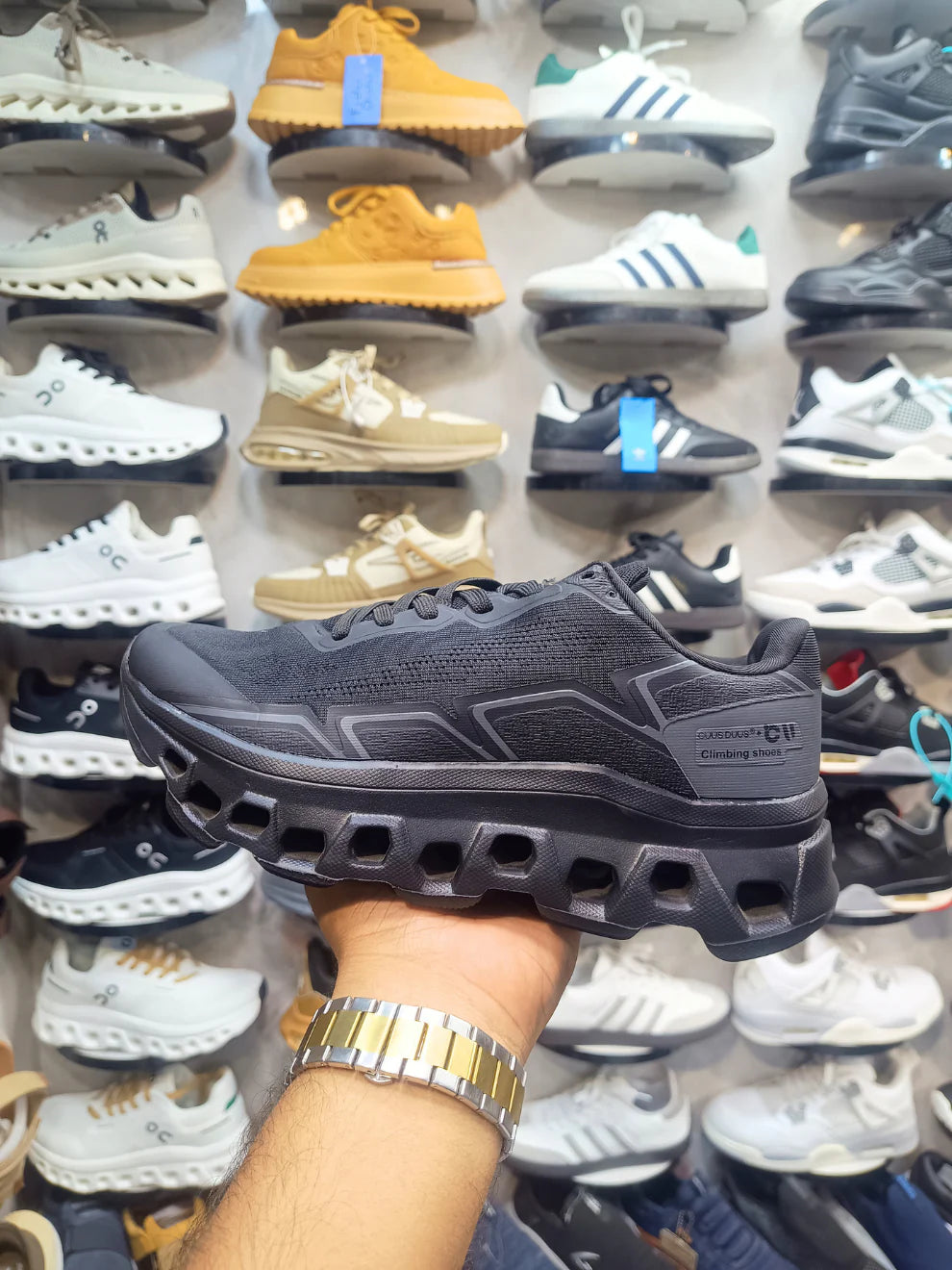 CUUS DUUS MENS RUNNING SHOES BLACK