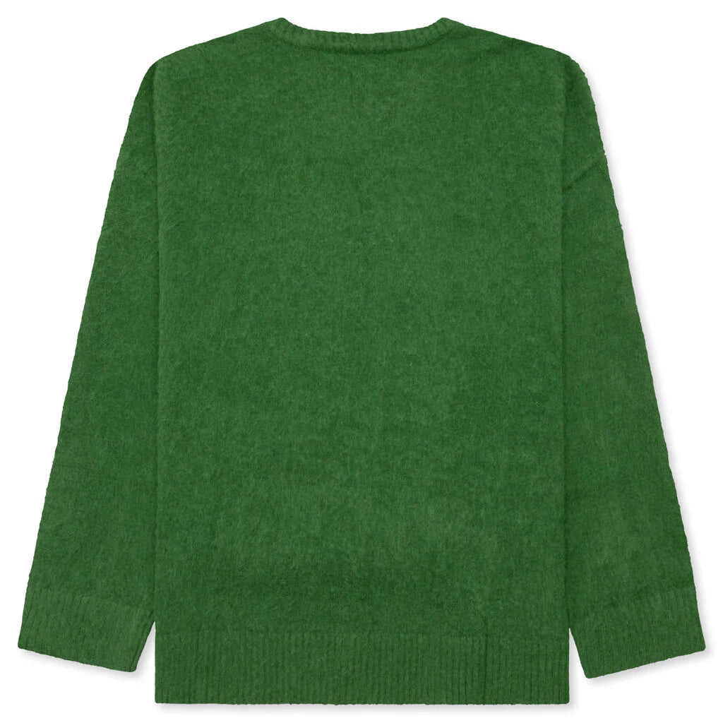 Script Logo Sweater Green