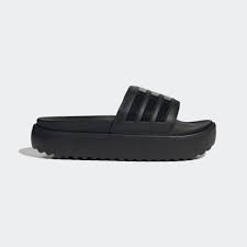 adidas Adilette Platform Core Womens Slides Black