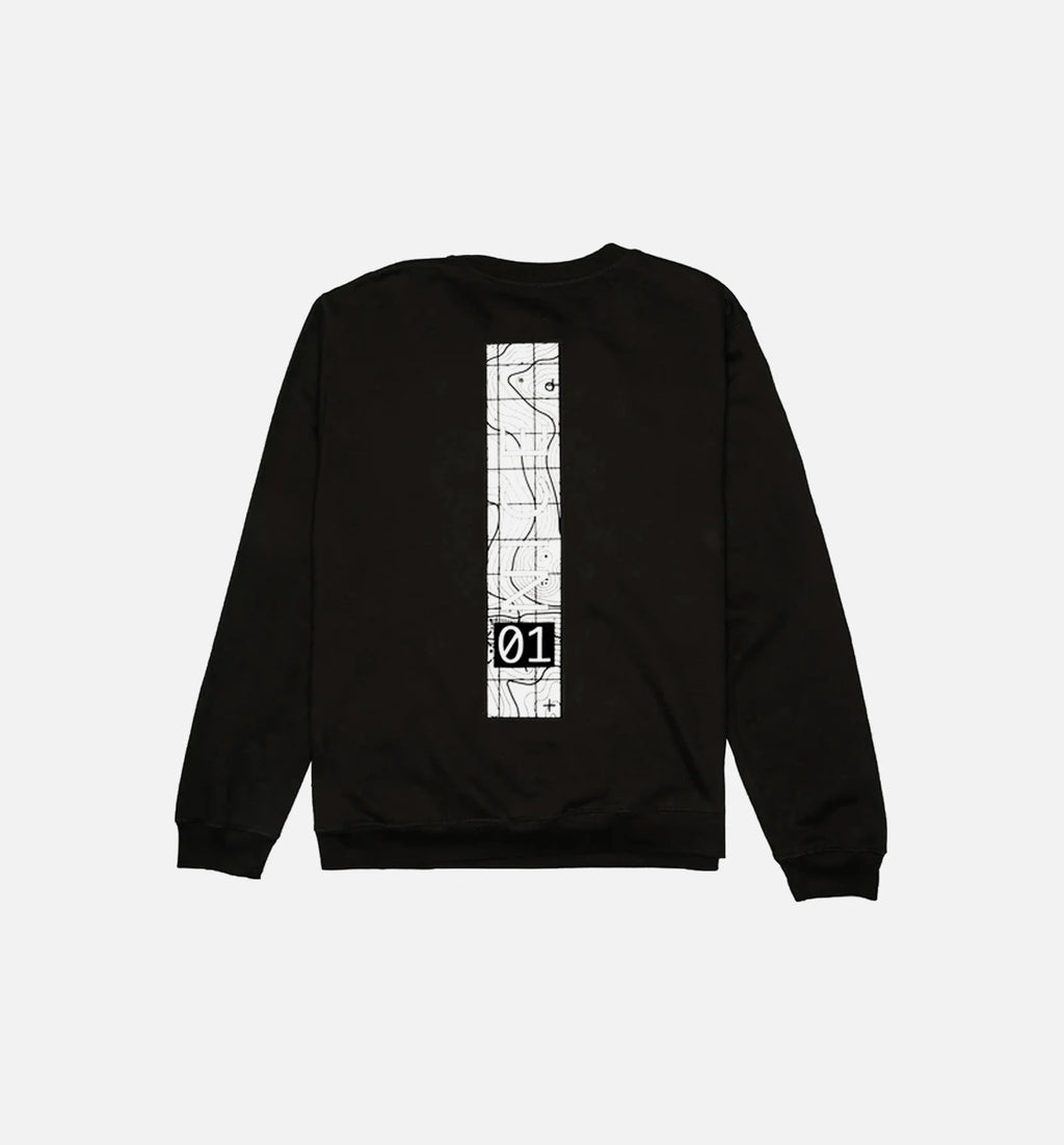 Nice Kicks 2018 Spring Map Collection Mens Crew Black Black