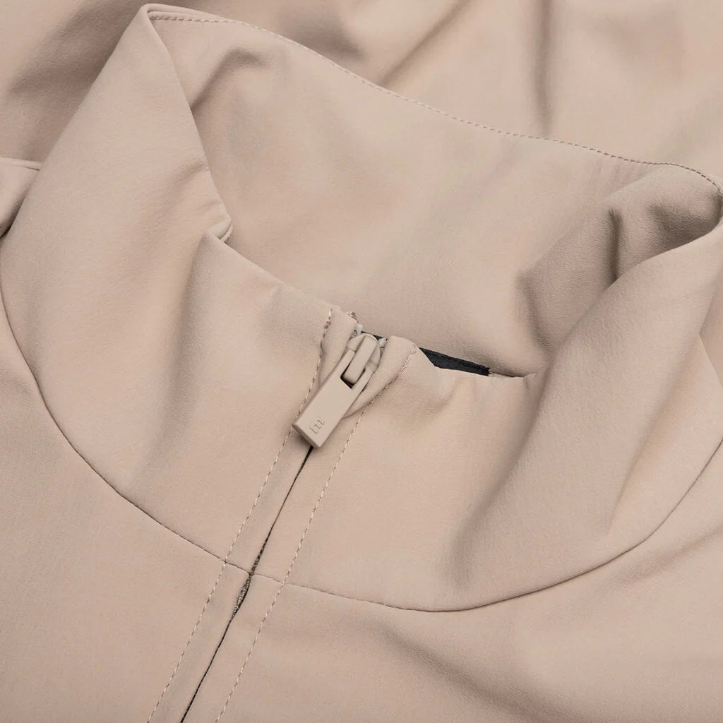 Bonded Nylon Bomber Jacket Desert Sand