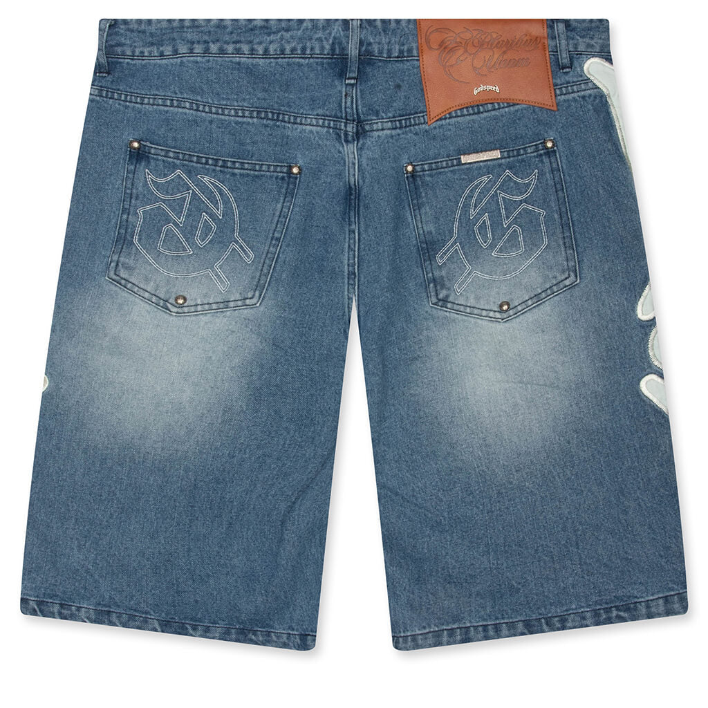 Femur Denim Shorts Blue