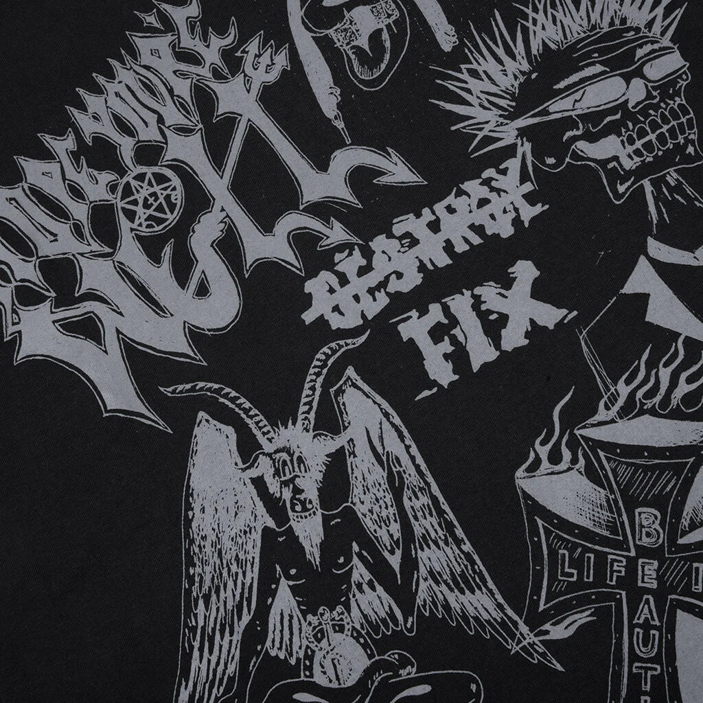 Loud Noises Long Sleeve Tee Black