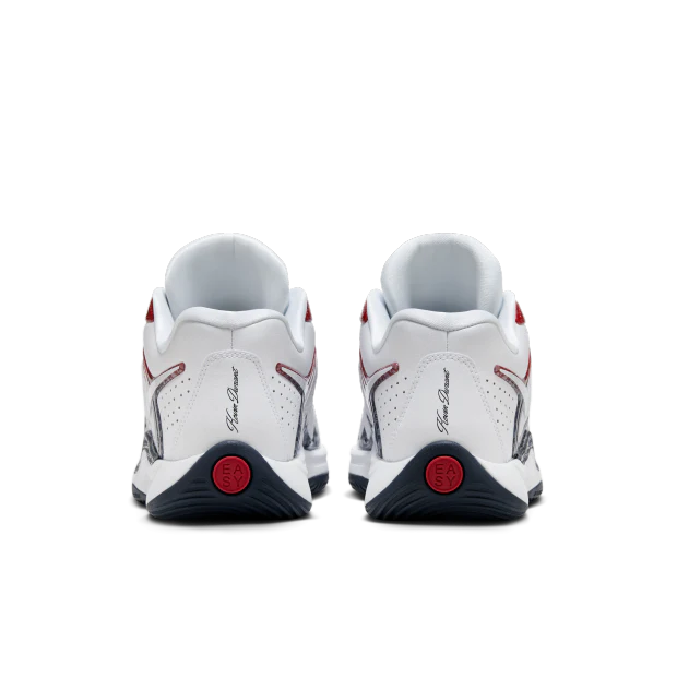 Tenis Nike KD17 Branco Vermelho