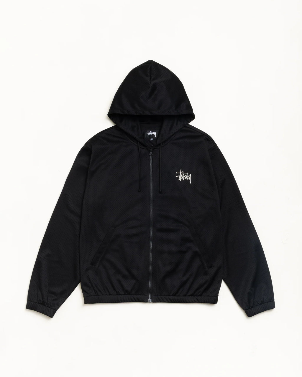 ATHLETIC MESH ZIP HOODIE