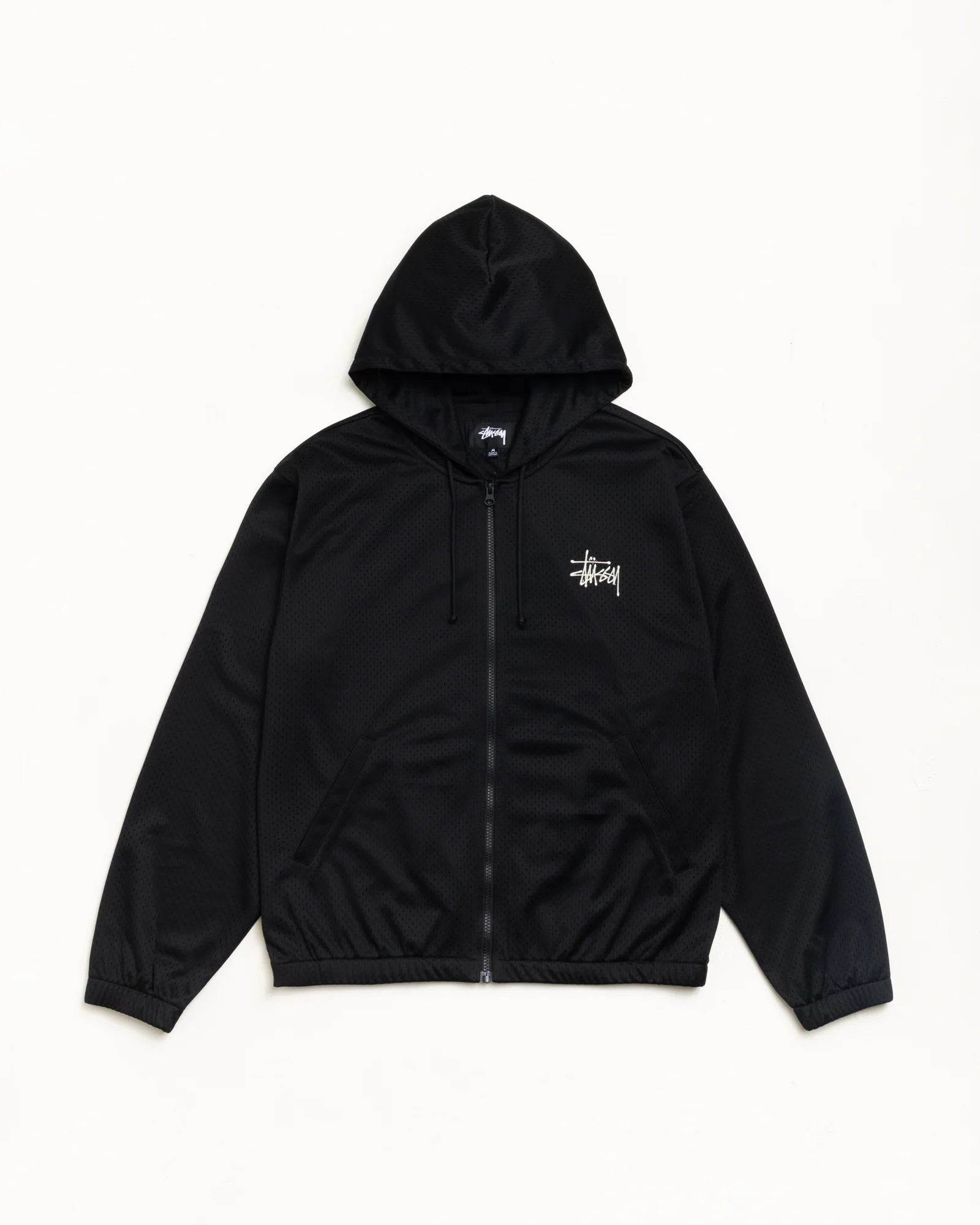 ATHLETIC MESH ZIP HOODIE