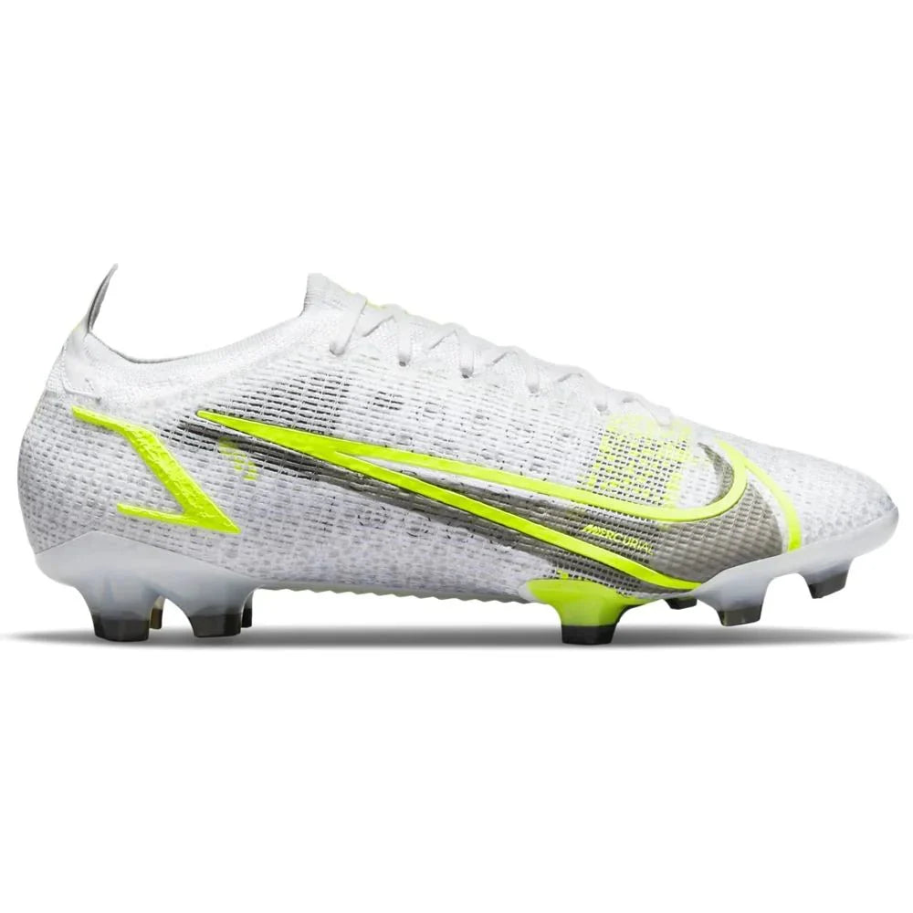 Nike Mercurial Vapor 14 Elite FG Firm Ground Soccer Cleats White Black Silver Volt